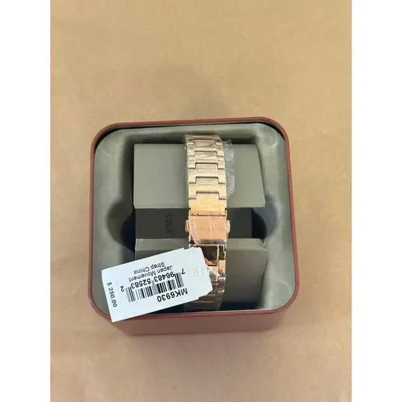 Michael Kors MK6930 Kacie Three-Hand Rose Gold-Tone Stainless Steel Watch - Picture 3 of 5